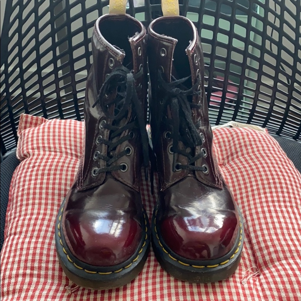 Dr.Martens Vegan leather combat boots